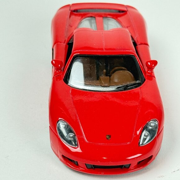 Kinsmart Porsche Carrera GT Red Diecast Car 1:36 Supercar Man Cave - Picture 2 of 10